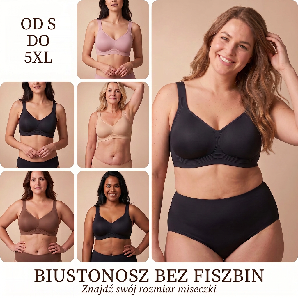 Biustonosz Molliva z technologią Jelly