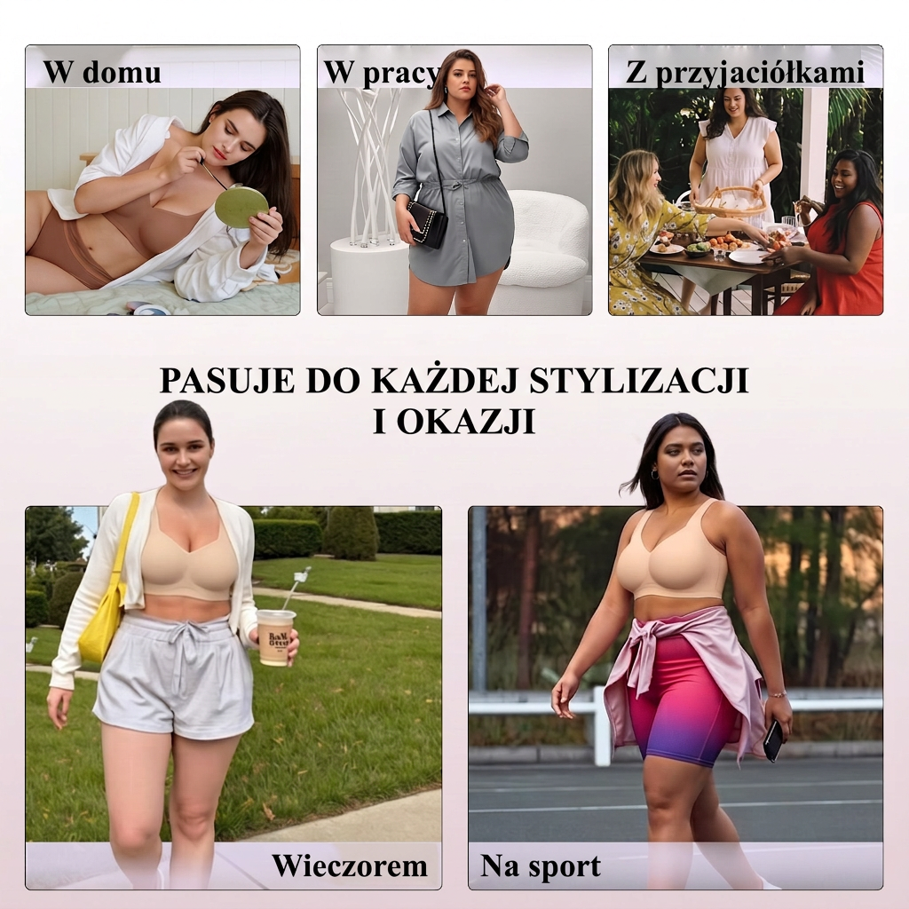 Biustonosz Molliva z technologią Jelly
